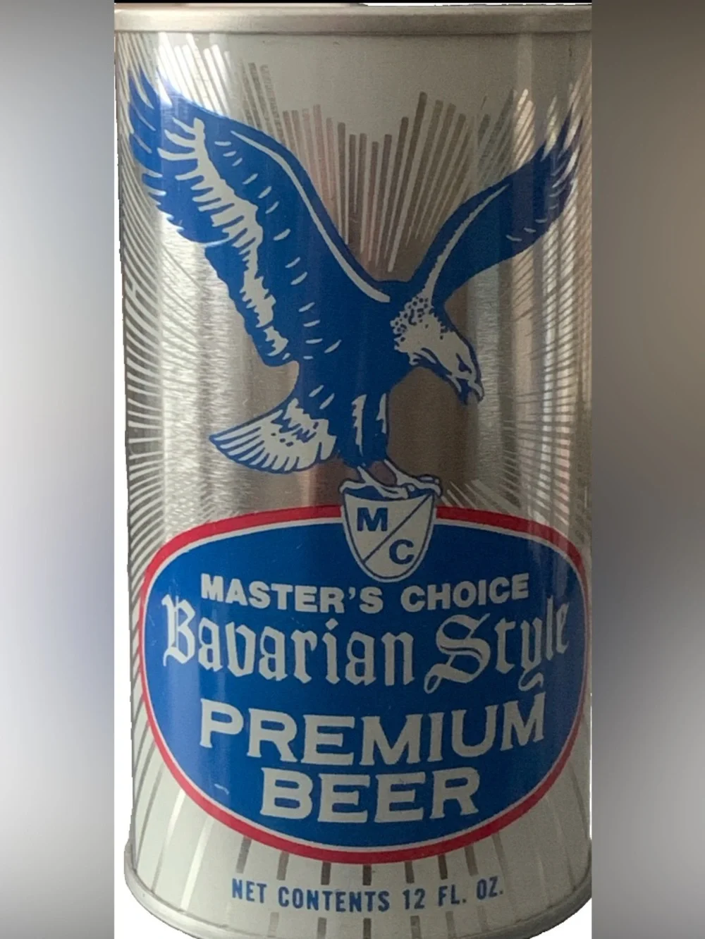 Vintage Beer Can Master's Choice Bavarian Style Premium Beer Pull Tab Empty